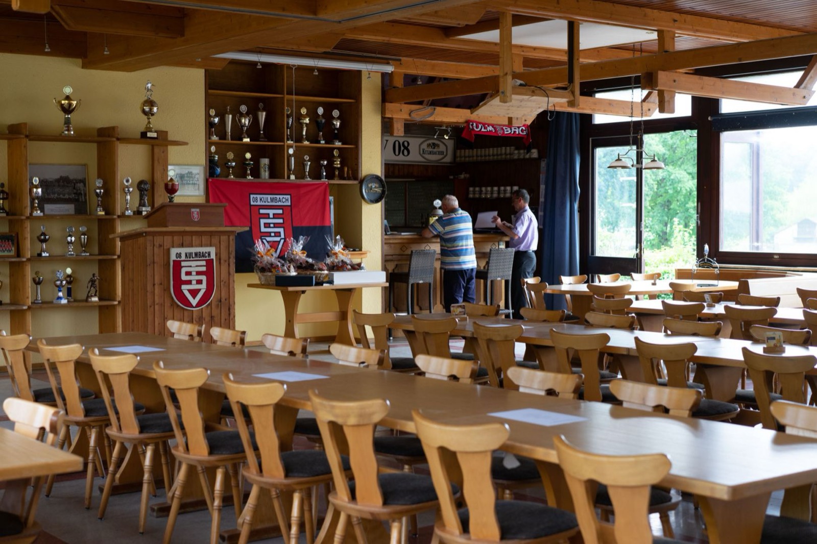 Das Sportheim des TSV 08 Kulmbach auf der Hans-Rausch-Sportanlage