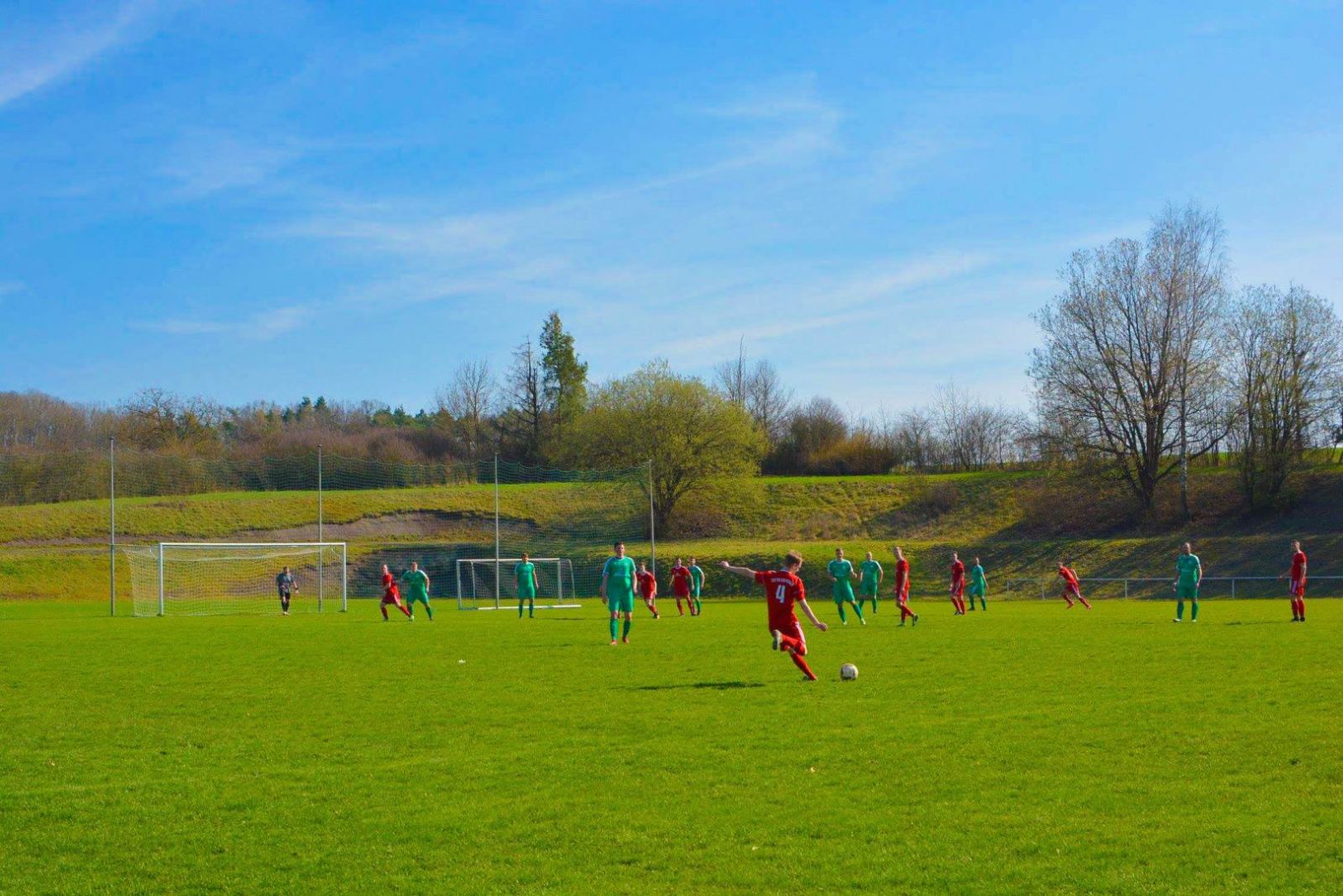 Spielszene der 1. Mannschaft des TSV 08 Kulmbach