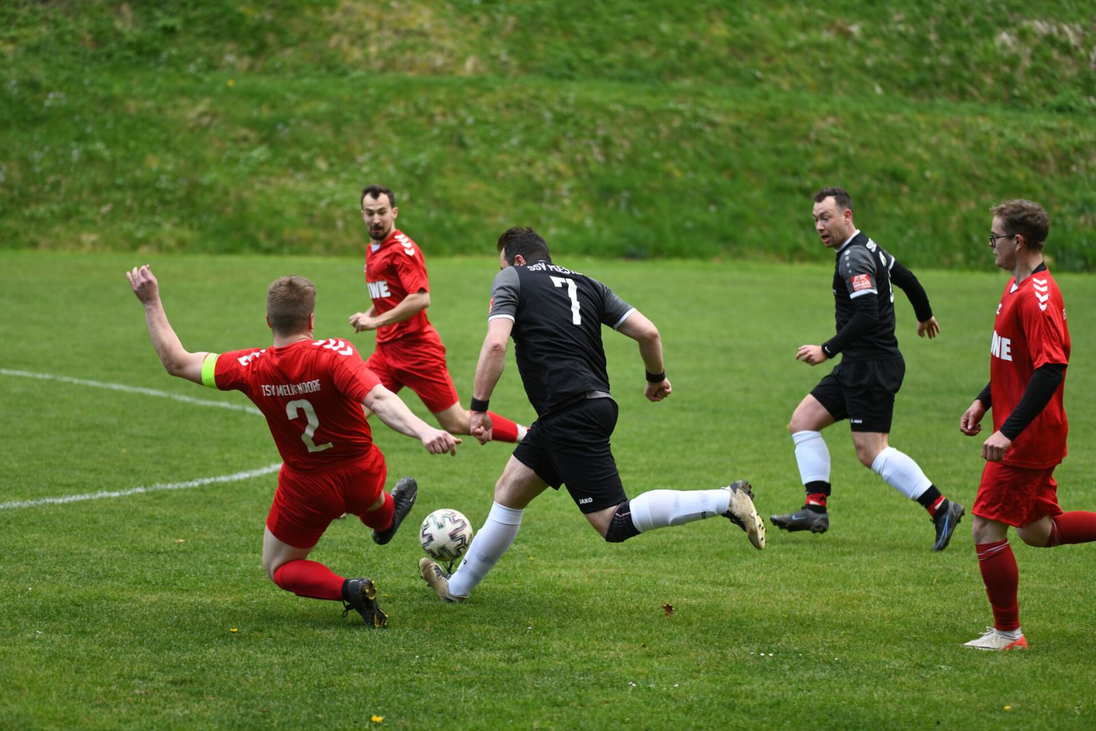 Spielszene unserer Spielgemeinschaft mit dem TSV Melkendorf